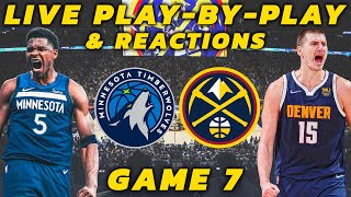 Minnesota Timberwolves vs Denver Nuggets  Live PlayByPlay amp Reactions [upl. by Sidonnie119]