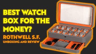 Rothwell Leather Watch Box  My Watches Needed This [upl. by Byrne]