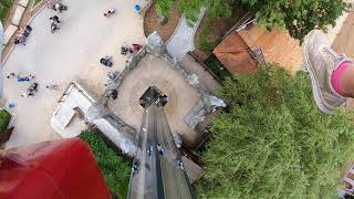 Der Ritterschlag Freifallturm Onride Video Erlebnispark Schloss Thurn 2021 [upl. by Akiram730]