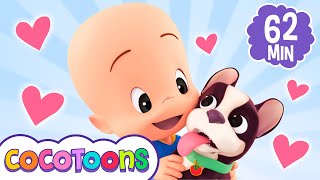 Cuida de tu mascota y más canciones infantiles de Cleo y Cuquin  Cocotoons [upl. by Sana]