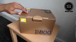 Nikon D800 UK  Unboxing [upl. by Mcneely]