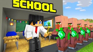 Minecraft but I Open a School [upl. by Aileda]