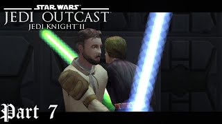 Star Wars Jedi Outcast Part 7 Investigating Cairn Installation Jedi Master [upl. by Nura]