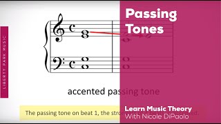 What are Passing Tones  Online Music Theory  Video Lesson [upl. by Anidualc]