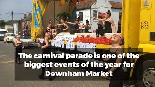 Downham Market Festival carnival parade [upl. by Britni]