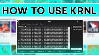 HOW TO USE ROBLOX EXPLOITS KRNL DOWNLOAD [upl. by Winifield]