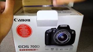 CANON EOS 700D  Unboxing [upl. by Schwinn]