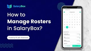 How to Manage Rosters in SalaryBox [upl. by Gibrian]