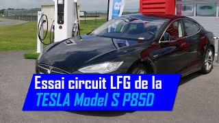 Essai de la Tesla Model S P85D avec Drivelectric au RECO 2016 [upl. by Nollahs619]