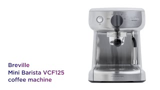 Breville VCF125 Mini Barista Coffee Machine  Stainless Steel  Product Overview  Currys PC World [upl. by Deenya44]