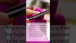 Common Challenges with Beginner Acrylic Nail Kits How to Overcome Them Like a Pro [upl. by Thirzia]