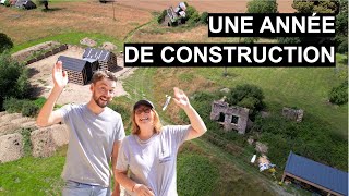 1 AN POUR CONSTRUIRE NOTRE MAISON DE RÊVE  TIMELAPSE [upl. by Wanids]