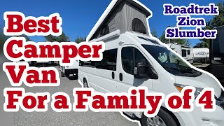 Best Camper Van for a Family of 4 Roadtrek Zion Slumber Van Life at its best [upl. by Ralston]