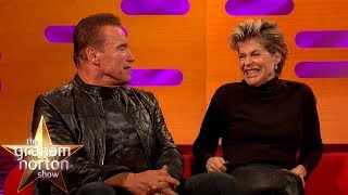 Arnold Schwarzenegger Finds Out Linda Hamilton Didnt Want To Work With Him  The Graham Norton Show [upl. by Heyman348]