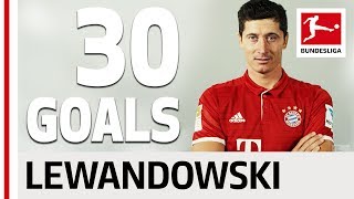 Robert Lewandowski  All his Goals 20162017 Season [upl. by Cargian]