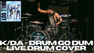 DRUM GO DUM  KDA  Live at UK Drum Show 2022  Drum Cover [upl. by Middle]