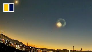 ’UFO’ spotted by Beijing residents [upl. by Labotsirhc]