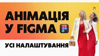 Як створити анімацію у Фігма Всі налаштування [upl. by Avi]