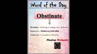 obstinate [upl. by Euphemie832]