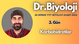 Karbohidratlar  23 Günde TYT Biyoloji Kampı yks2024  9 Sınıf [upl. by Enyamert770]