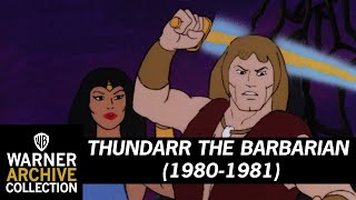 End Titles HD  Thundarr the Barbarian The Complete Series  Warner Archive [upl. by Ahsenauj596]