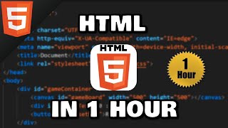 Learn HTML in 1 hour 🌎 [upl. by Anne-Marie]