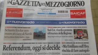 Rassegna stampa de la gazzetta del mezzogiorno [upl. by Zetana]