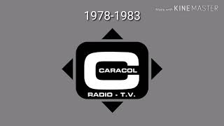 Logo History 14  Caracol Television Canal Uno La2 and La1 [upl. by Hasan]