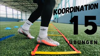 15 Übungen Mit Der Koordinationsleiter  FußballTraining Für Mehr Koordination amp Speed [upl. by Hartmunn872]