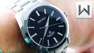 Grand Seiko Automatic NoDate SBGR101 42mm Luxury Watch Review [upl. by Yemrots]