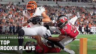 Top Rookie Plays  2024 Preseason Week 1 [upl. by Akirehc80]