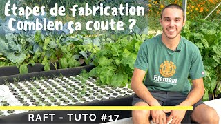 🌿💧Comment installer un système RAFT  Tuto17  hydroponie aquaponie DWC DIY [upl. by Nosrak]