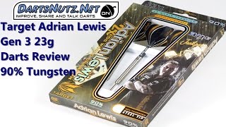 Adrian Lewis Gen 3 23g darts review [upl. by Hulbard]