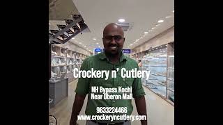 Dr Interior introducing Crockery amp Cutlery Kochi  Imported Dinnerware and Kitchenware [upl. by Aerua19]