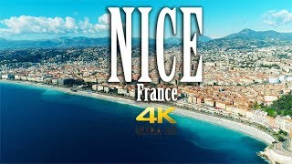 Nice France in 4K Côte dAzur Nice Aerial [upl. by Notgnimer94]