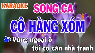 Cô Hàng Xóm Vùng Ngoại Ô Karaoke Song Ca Nhạc Sống  Phối Mới Dễ Hát  Nhật Nguyễn [upl. by Nilyram]