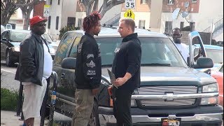 Stealing License Plates In The Hood Prank [upl. by Plusch]