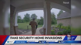 Burglars caught oncamera breaking into Indianapolisarea homes while families were away for 4th of [upl. by Auoz651]