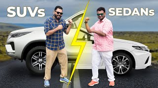 SUVs vs Sedans  Toyota Fortuner vs Camry⚡Kaun jeetega yeh match [upl. by Nev]