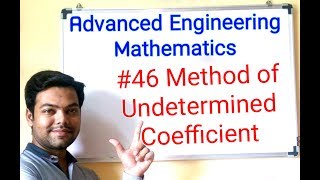 46 Method of Undetermined Coefficient to find Particular Integral Higher Order in Hindi [upl. by Sito]