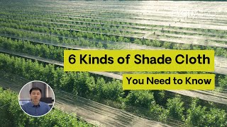 6 Kinds of Shade Cloth You Need to Know [upl. by Nelson]