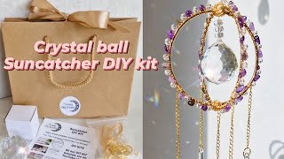 Crystal ball suncatcher diy tutorial how to make a suncatcher [upl. by Namrej]