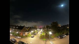 noorderlicht Nederland Leidschendam timelapse 2023110520231106 [upl. by Notlil373]