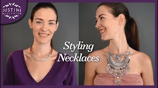 How to style statement necklaces  quotParisian chicquot  Justine Leconte [upl. by Notpmah]