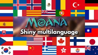 Moana Shiny Multilanguage in 32 Languages  2023 [upl. by Ariahaj44]