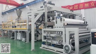 PVB Laminating Glass Interlayer Film Sheet Production Line Acceptance [upl. by Ellehcil]