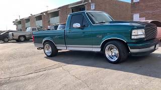 Old school Ford F150 obs 17x11 billet specialties [upl. by Nanah]