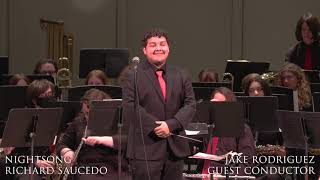 Boyd County High School Band  quotNightsongquot  by Richard Saucedo  Guest Conductor Jake Rodriguez [upl. by Swift]