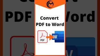 How to Convert PDF to Word file in Microsoft Word [upl. by Etnomaj]