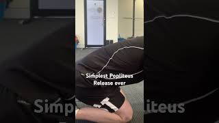 Simplest Popliteus Muscle Release in History exercise kneepain healthy fix howto running legs [upl. by Idnal]